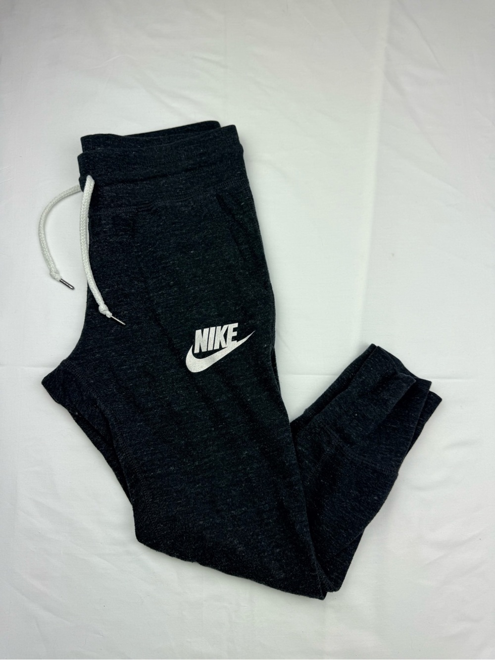 Nike womens Black Logo Jogger Pants
